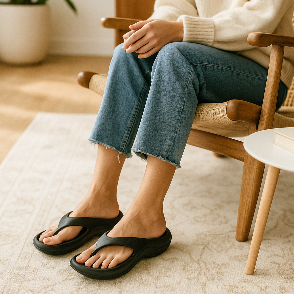 Pillow Arch Support Flip Flops-Pillow Slides